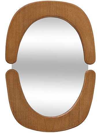 Miroir mural ovale design organique antoine