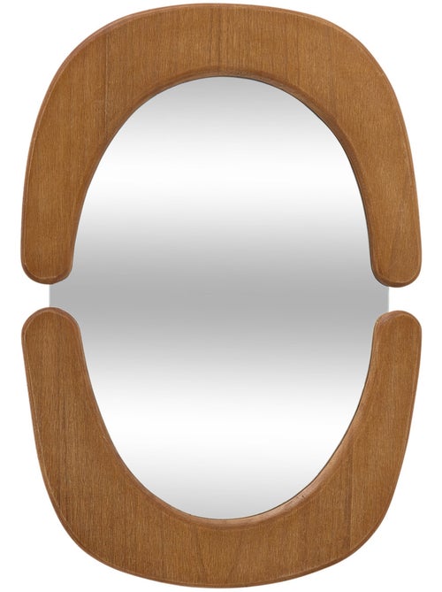 Miroir mural ovale design organique ANTOINE - Kiabi