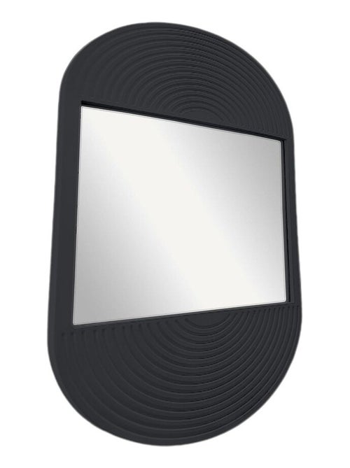 Miroir mural ovale en bois MOKA - Kiabi