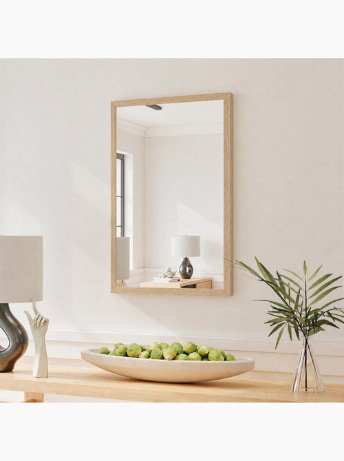 Miroir mural rectangulaire - Kiabi