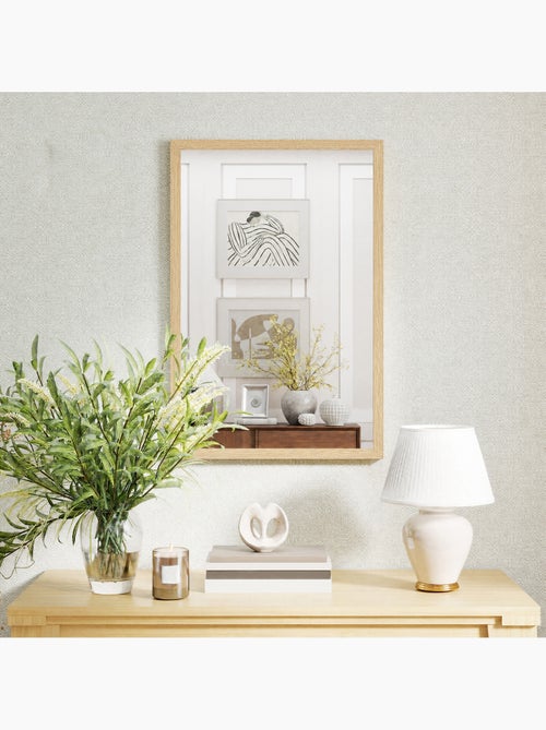 Miroir mural rectangulaire - Kiabi