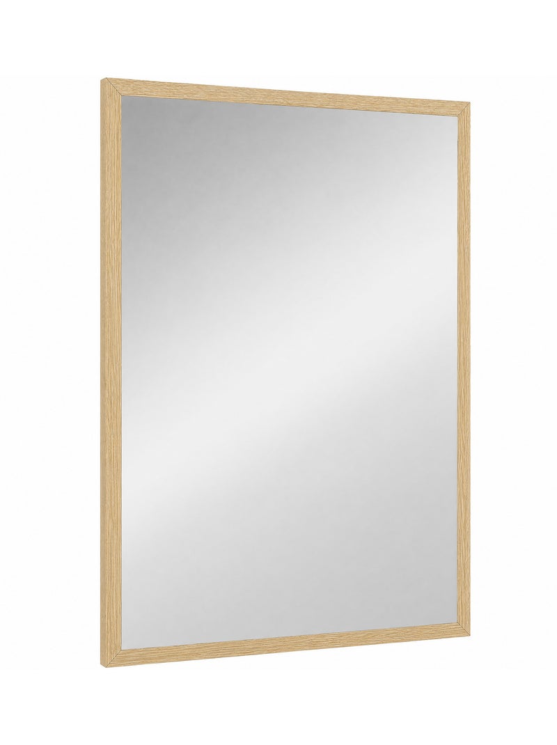 Miroir mural rectangulaire Beige - Kiabi