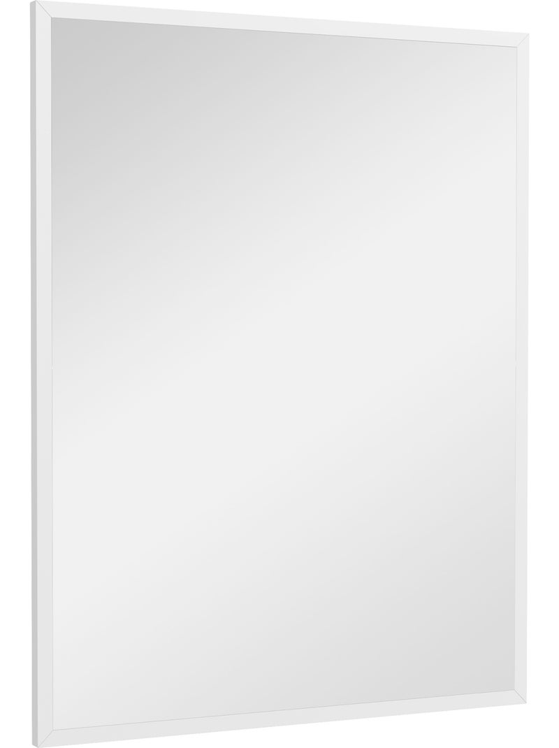 Miroir mural rectangulaire Blanc Blanc - Kiabi