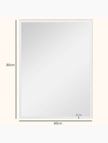 Miroir mural rectangulaire