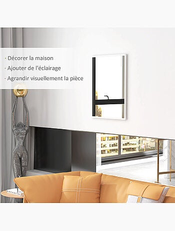 Miroir mural rectangulaire