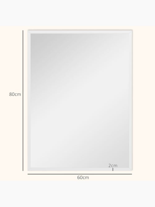 Miroir mural rectangulaire - Kiabi
