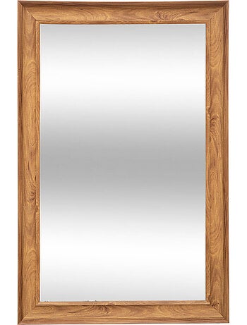 Miroir mural rectangulaire bois MAE