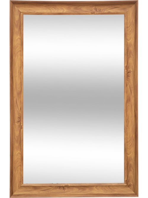 Miroir mural rectangulaire bois MAE - Kiabi