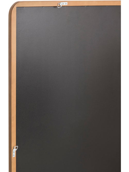 Miroir mural rectangulaire grand format cadre bois effet vague TINNY - Kiabi