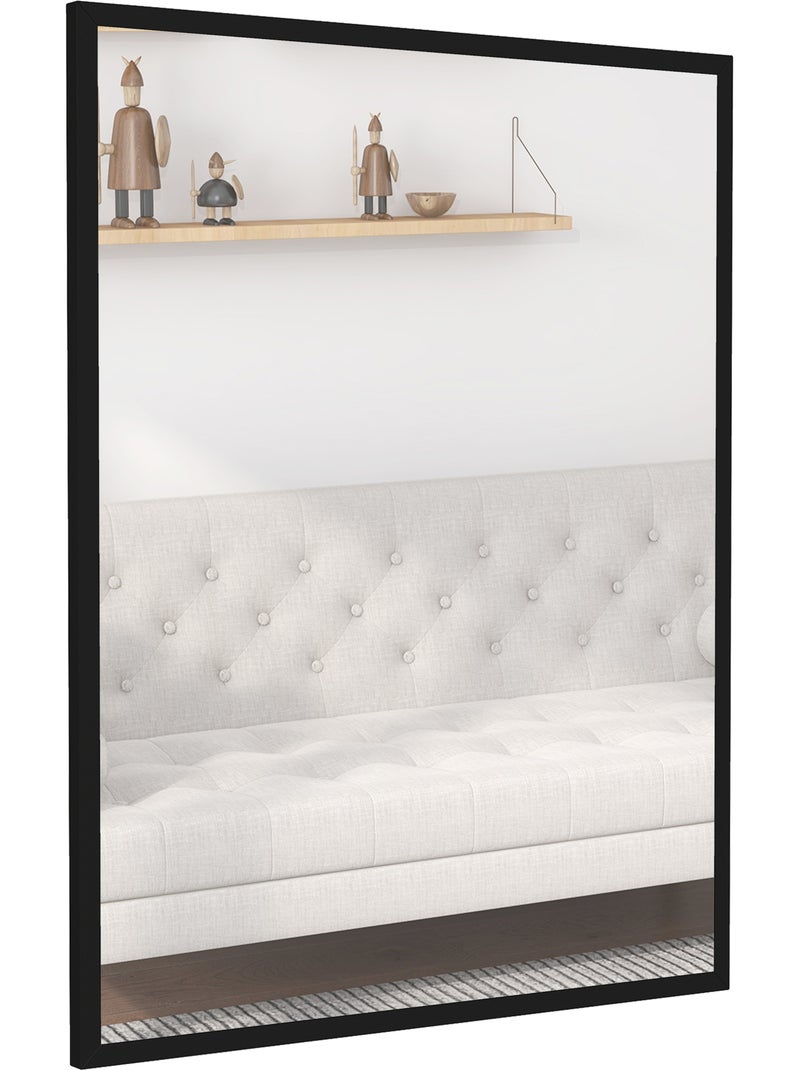 Miroir mural rectangulaire Noir - Kiabi