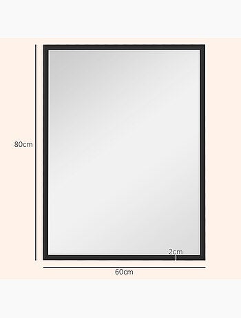 Miroir mural rectangulaire