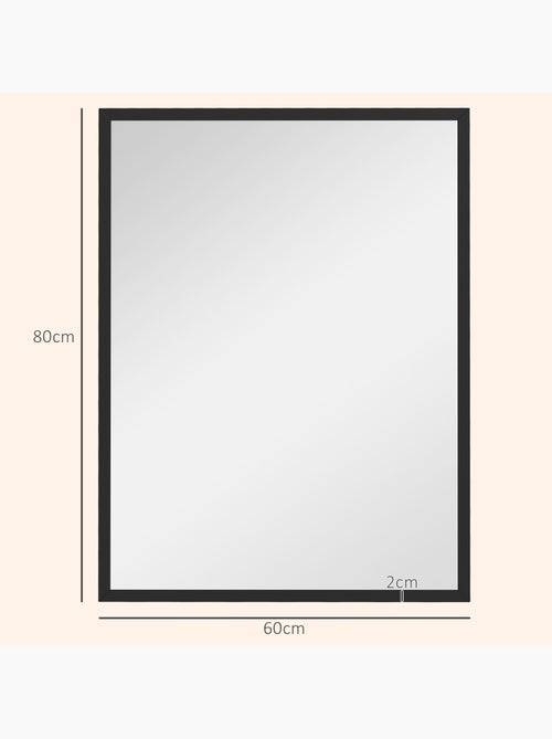 Miroir mural rectangulaire - Kiabi