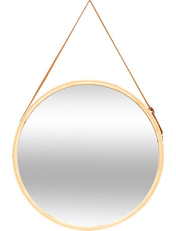 Miroir mural rond 50cm à suspendre