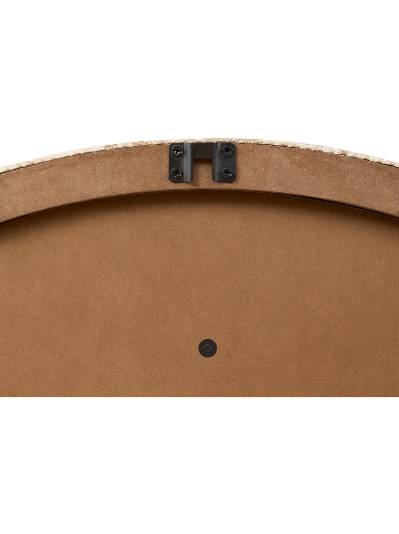 Miroir mural rond effet travertin ANAYA Beige - Kiabi