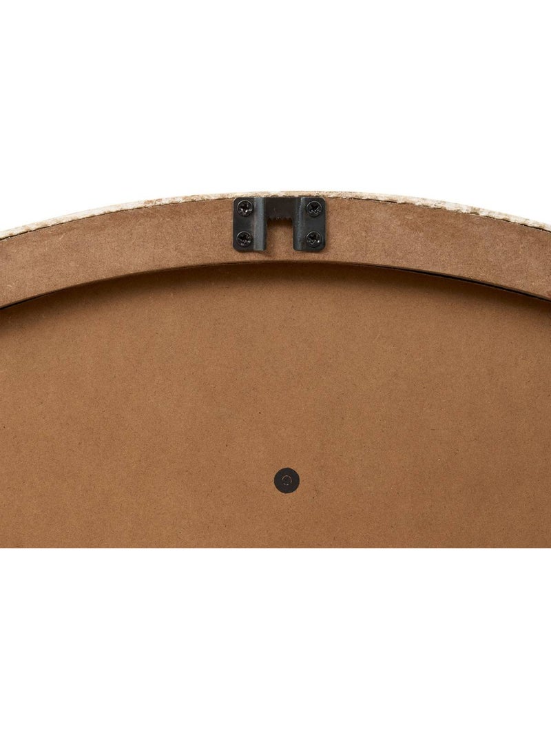 Miroir mural rond effet travertin ANAYA Beige - Kiabi