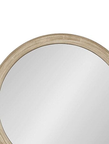 Miroir mural rond en bois MATCHA