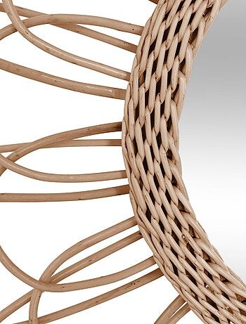 Miroir mural rotin scandi Fleur