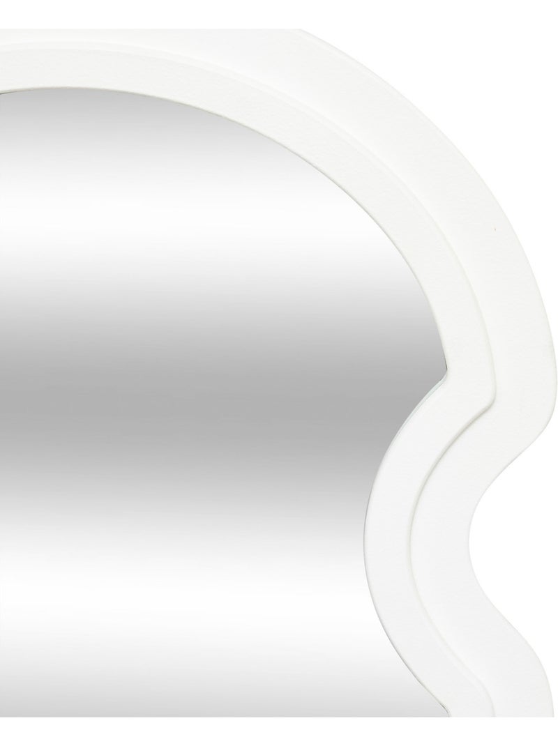 Miroir mural vague blanc EMILY Blanc - Kiabi