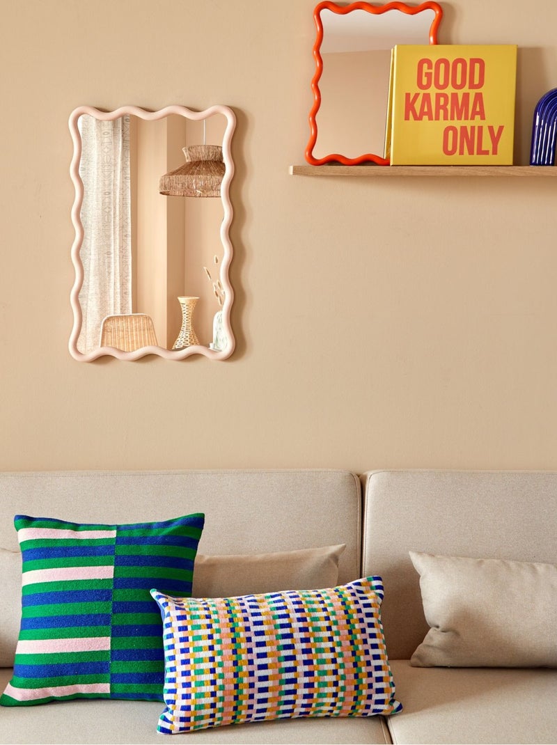 Miroir mural vague JUDY Beige - Kiabi