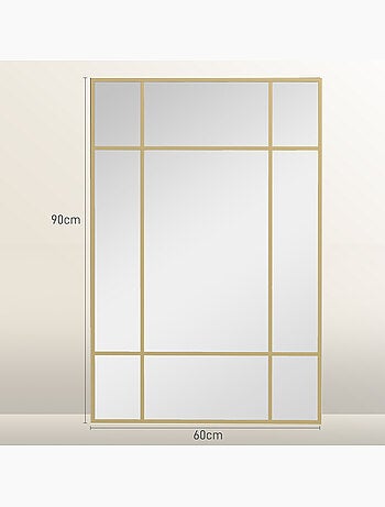 Miroir mural verrière