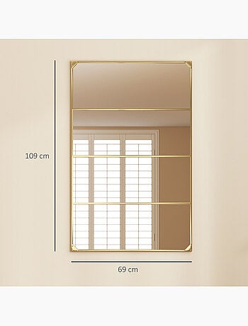 Miroir mural verrière