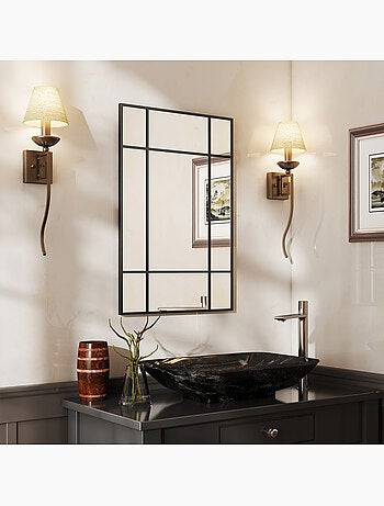 Miroir mural verrière