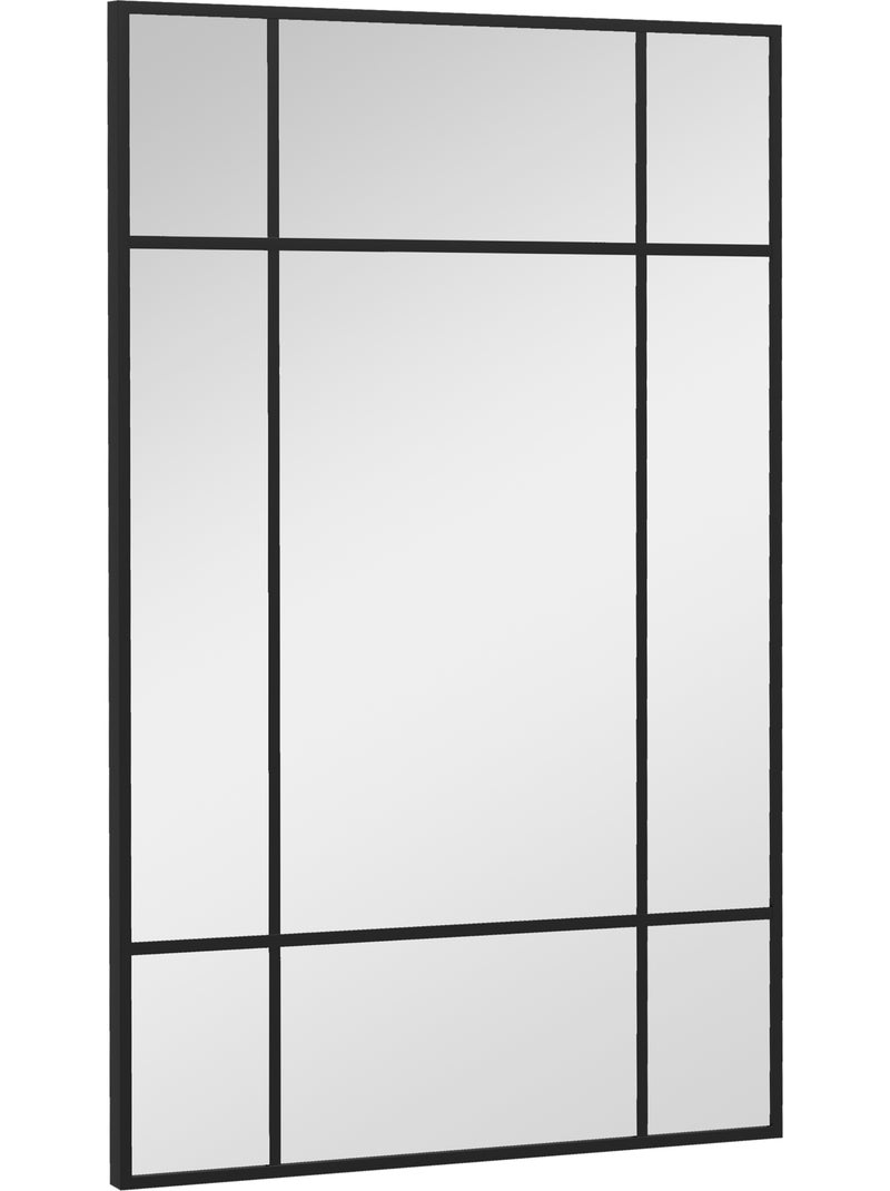 Miroir mural verrière Noir - Kiabi