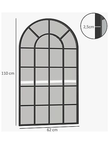 Miroir mural verrière style classique