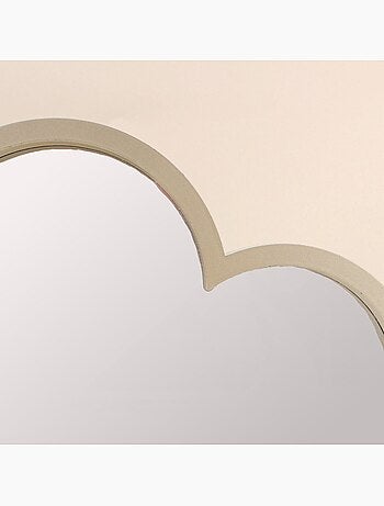 Miroir nuage doré 45x26cm