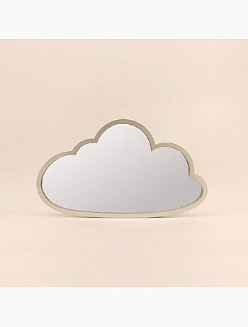 Miroir nuage doré 45x26cm