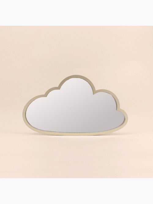 Miroir nuage doré 45x26cm - Kiabi