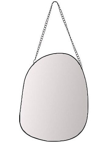 Miroir organique à accrocher 19x25cm