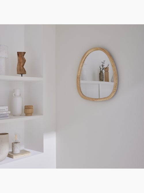 Miroir organique bois de sapin 55cm charlie - Kiabi Miroir organique bois de sapin 55cm charlie - Kiabi