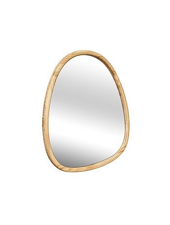 Miroir organique bois de sapin 55cm Charlie