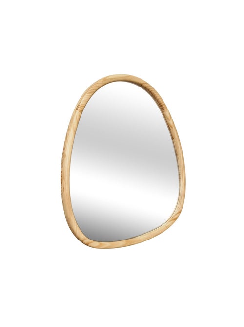 Miroir organique bois de sapin 55cm Charlie - Kiabi
