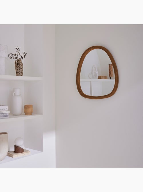 Miroir organique bois de sapin 55cm charlie - Kiabi Miroir organique bois de sapin 55cm charlie - Kiabi