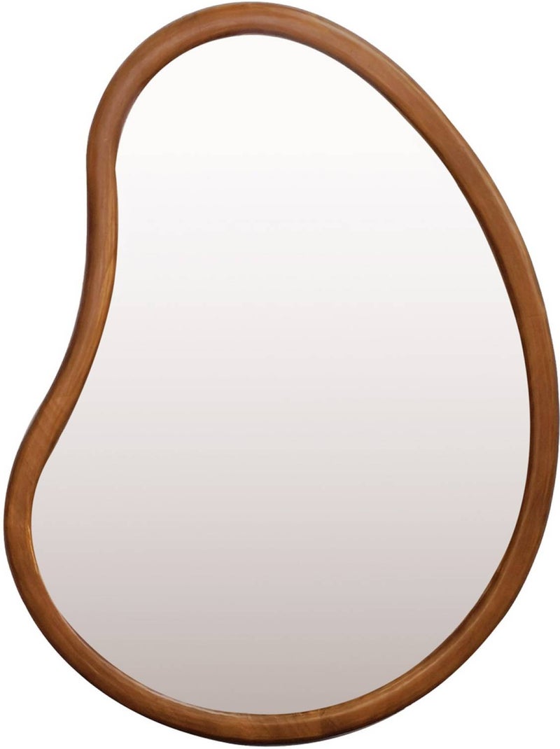 Miroir organique bois de sapin 65cm jacob Marron - Kiabi