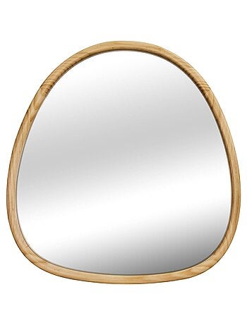 Miroir organique bois de sapin 75cm Charlie