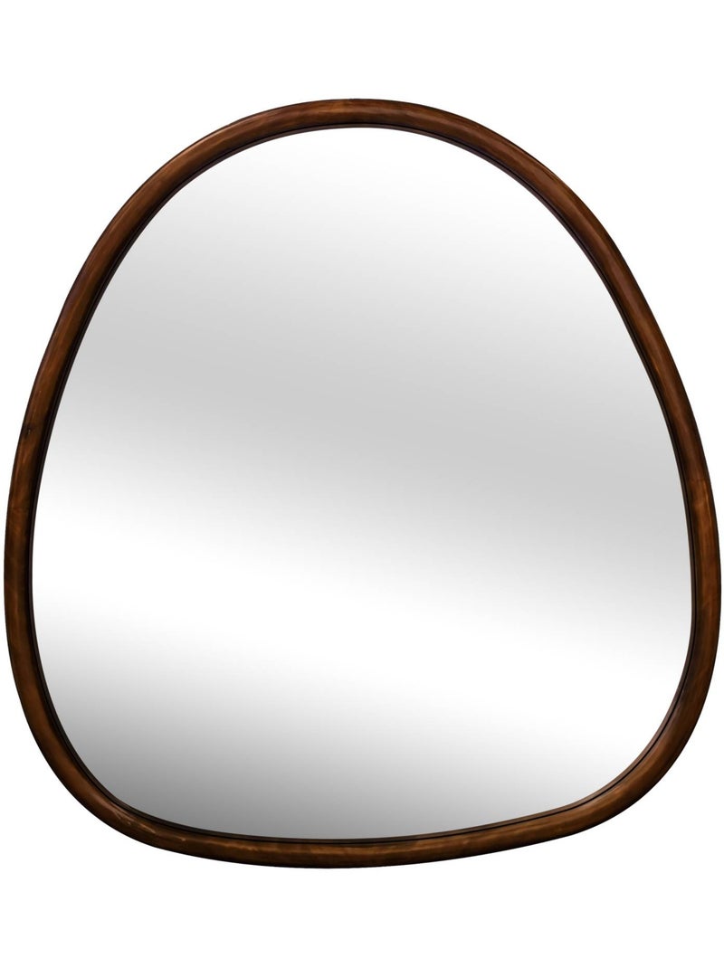 Miroir organique bois de sapin 75cm charlie Marron - Kiabi