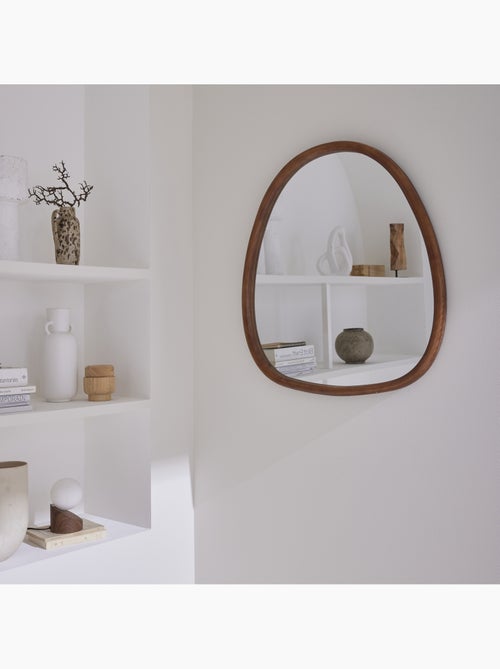 Miroir organique bois de sapin 75cm Charlie - Kiabi