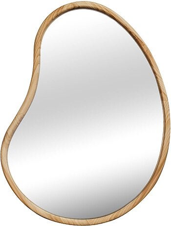Miroir organique bois de sapin 85cm jacob