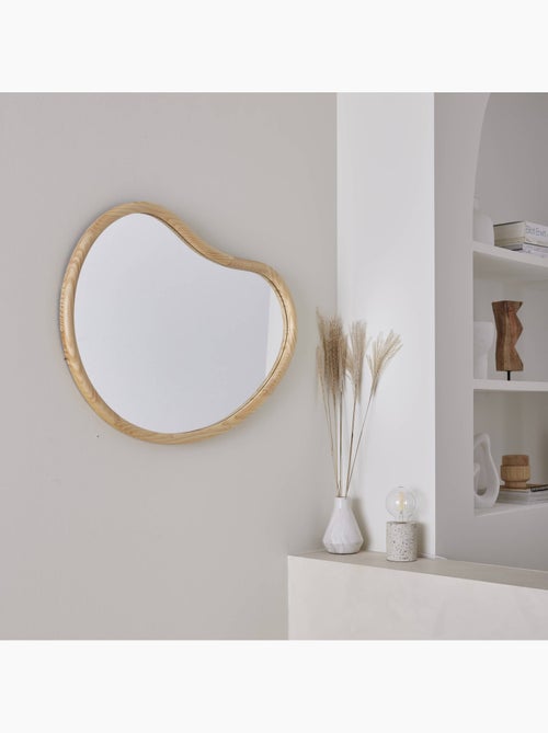 Miroir organique bois de sapin 85cm jacob - Kiabi Miroir organique bois de sapin 85cm jacob - Kiabi