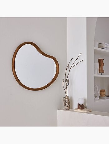 Miroir organique bois de sapin 85cm jacob