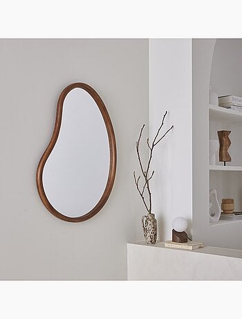 Miroir organique bois de sapin 85cm Jacob