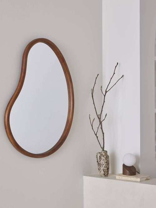 Miroir organique bois de sapin 85cm Jacob - Kiabi