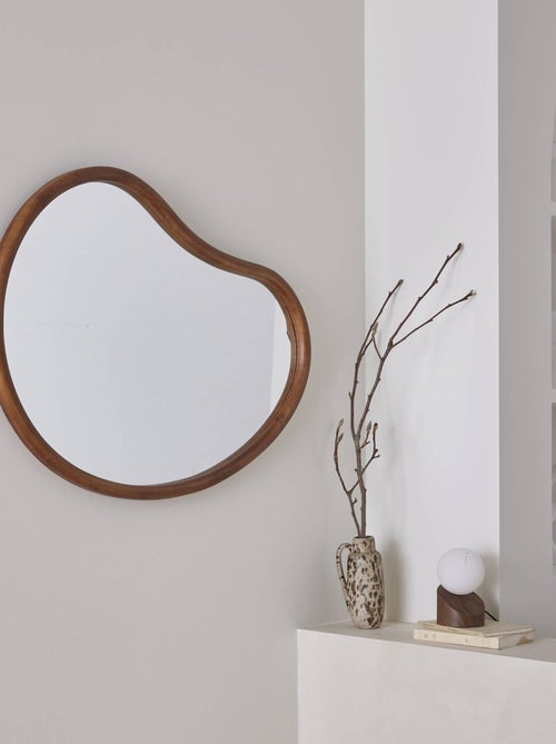 Miroir organique bois de sapin 85cm Jacob - Kiabi
