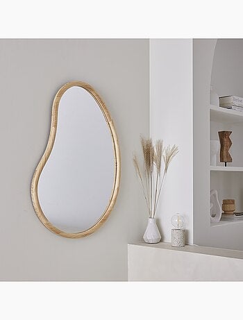 Miroir organique bois de sapin 95cm Jacob