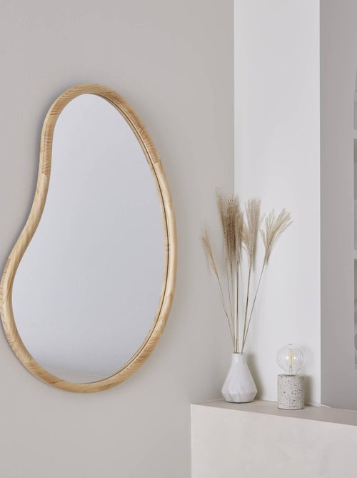 Miroir organique bois de sapin 95cm Jacob - Kiabi