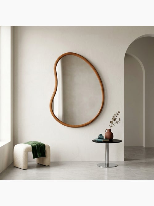Miroir organique bois de sapin 95cm jacob - Kiabi Miroir organique bois de sapin 95cm jacob - Kiabi