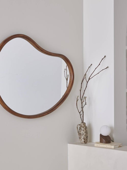 Miroir organique bois de sapin 95cm Jacob - Kiabi